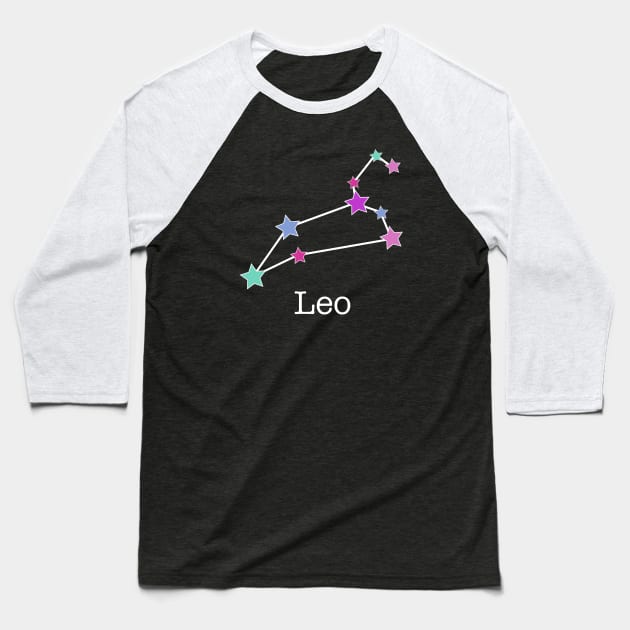 A Zodiac Sign Test Leo Baseball T-Shirt by Helena Morpho 